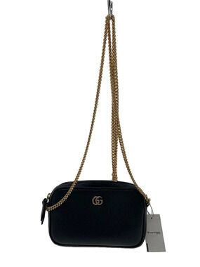 Gucci GG Marmont Camera Bag black quilted leather